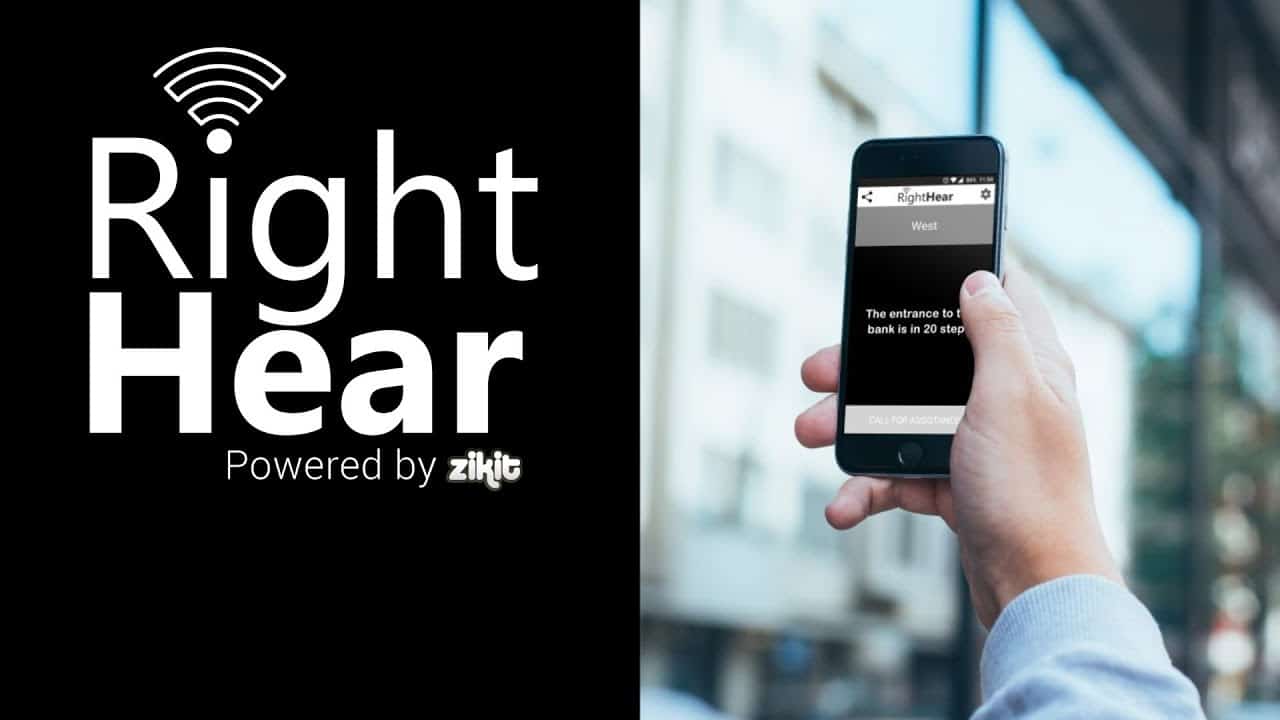 تطبيق RightHear للكشف عن المواقع ومساعدة المكفوفين